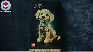 LEGO Icons 11384 Golden Retriever Puppy - LEGO Speed Build Review