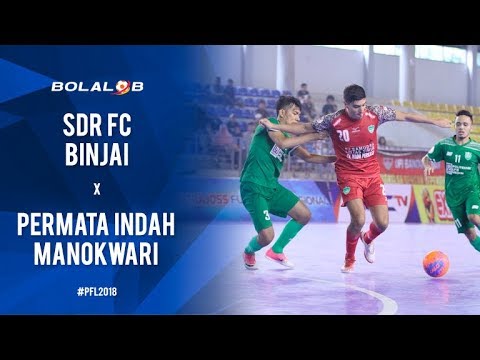 SDR FC Binjai (1) Vs (1) Permata Indah Manokwari - Highlights Pro Futsal League 2018
