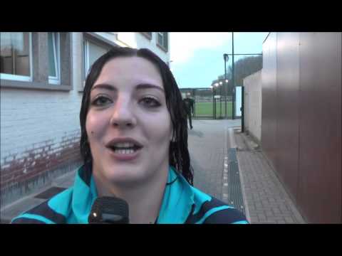 Marie Cambier après FWS Woluwe – Union Saint-Ghislain Tertre Hautrage Ladies le 12.11.2016