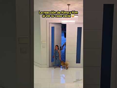 LA REACCIÓN DE KIM Y KIMA AL VER SU CASA VACÍA AH PERO JUANITO 😳 | #jukilop #shorts #kimberlyloaiza