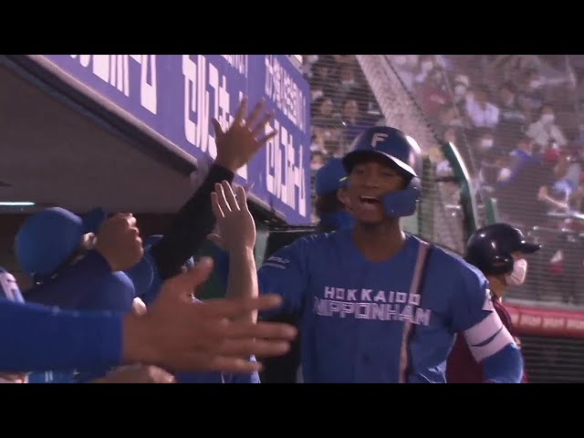 【5回表】完璧に捉えた!! ファイターズ・万波中正がレフトへ勝ち越しのホームラン!! 2022年9月2日 東北楽天ゴールデンイーグルス 対 北海道日本ハムファイターズ