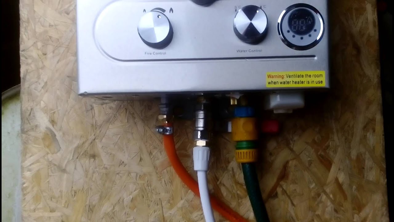Test FASTAR 8L LPG Propane Gas Tankless Instant Hot Water Heater