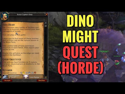 Dino Might Quest (HORDE) (WoW MOP)
