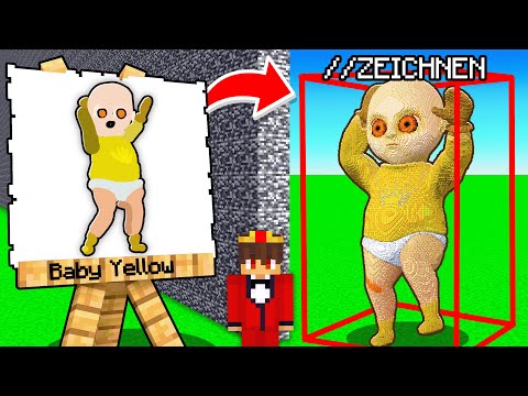 DRAW comes to LIFE in Minecraft - Crazy BUILD CHALLENGE!