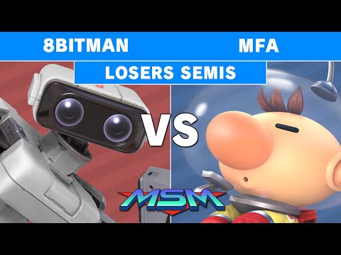 MSM Online 37 - MFA (Olimar) Vs. 8BitMan (ROB) Losers Semis - Smash Ultimate
