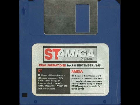 Amiga Floppy Disk Loader ST Amiga Format Magazine ST Amiga Format # 003 Disk 3 1988