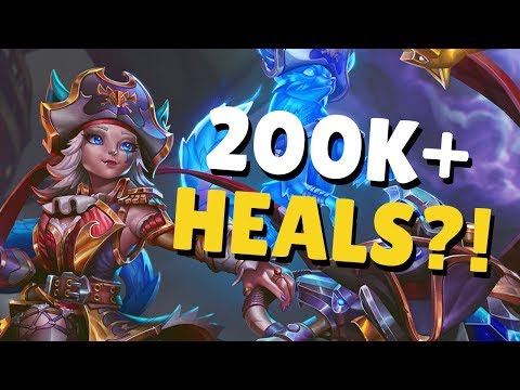 200K Heals!? | Paladins Io Pirates Treasure Gameplay