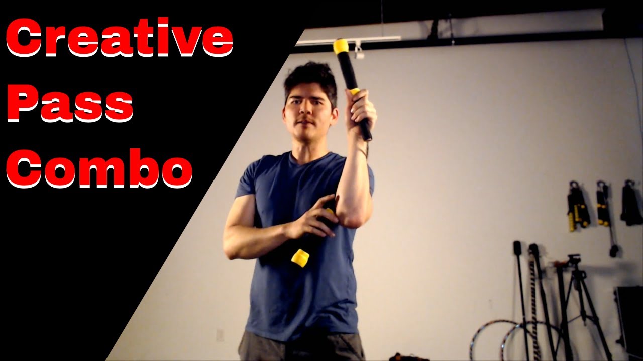 Creative Catch/Pass Combo with Nunchucks!