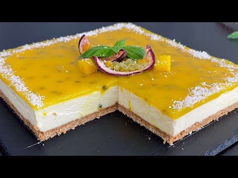 Recette cheesecake mangue passion