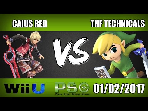 CaiusRed (Shulk) vs. TNF | Technicals (Toon Link) - Wii U Winners Round 2 - S4M
