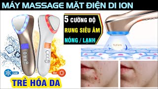 Video giới thiệu máy massage mặt điện di nóng lạnh trẻ hóa da D002 - thiết bị chăm sóc da tại nhà