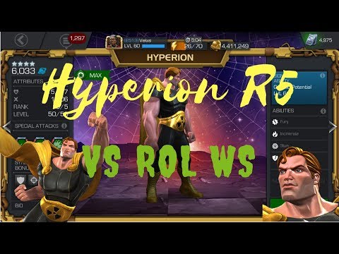 Hyperion Rank up + Destroys ROL Winter Soldier!! - Marvel Contest of Champions