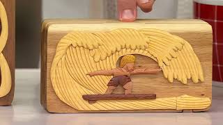 Carver Dan's Activities Handcrafted Puzzle Box on QVC