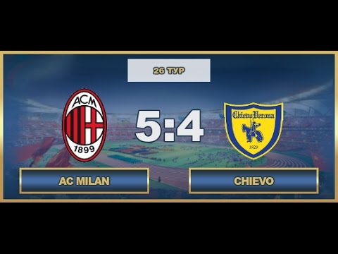 AFL. Italian. Serie A.tour 26. AC Milan-Chievo