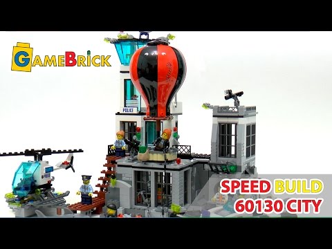 LEGO speed build review city 60130 PRISON ISLAND