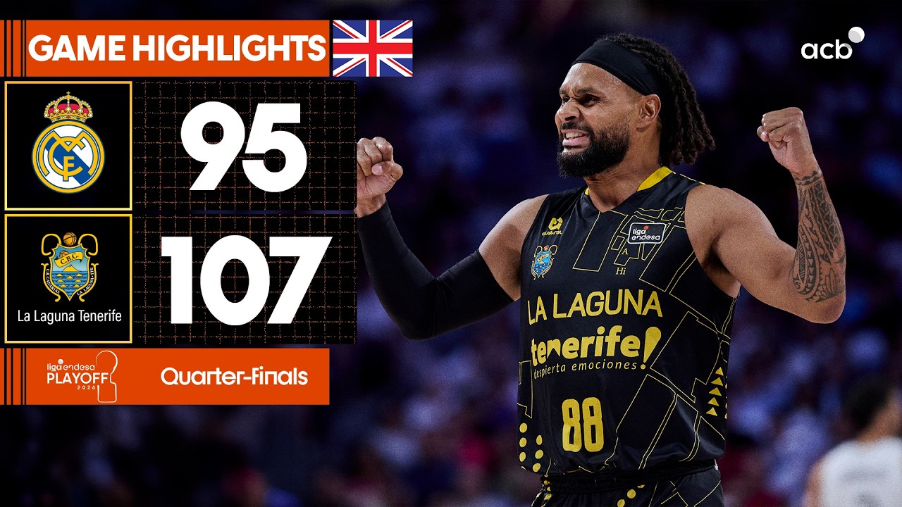 Real Madrid - La Laguna Tenerife (95-107) GAME HIGHLIGHTS | Playoff Liga Endesa