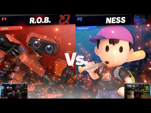 BYOG #69 | elJando (R.O.B) Vs. Spazer (Ness, Dr. Mario) | Top 8 Losers Round 1