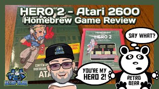 HERO 2 - Atari 2600 Homebrew Game Review