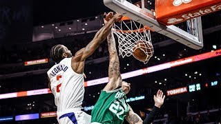 Kawhi Leonard MONSTER SLAM vs Celtics  11/20/2019