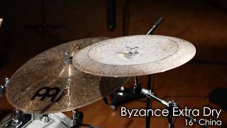 Video thumbnail for Meinl Cymbals B16EDCH Byzance 16" Extra Dry China Cymbal by MEINL Cymbals - Official Product Videos