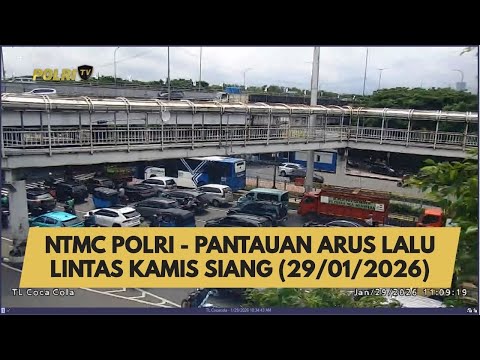 NTMC POLRI - PANTAUAN ARUS LALU LINTAS KAMIS SIANG (29/01/2026)