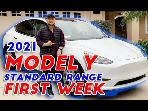 Model Y Standard Range 1st Week of Ownership Review [2021 Tesla]