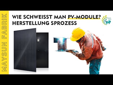 PV-Module Zellen Schweißen Herstellungsprozess | Maysun Solar