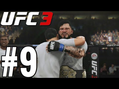 UFC 3 Middleweight Career Mode Walkthrough Part 9 - TITLE DEFENSE!