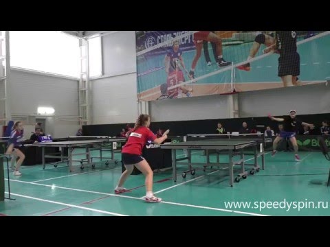 Russian Junior Table Tennis Championship 2016. Girls . FHD.