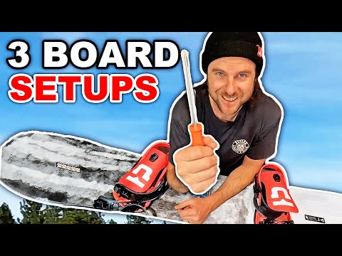 3 Different Ways To Setup Your Snowboard
