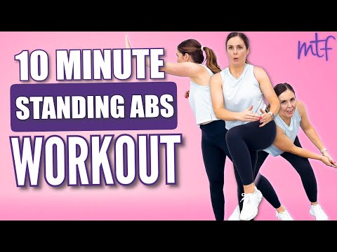10 Minute Standing Abs Workout for Moms (No Equipment)