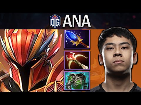 OG.ANA SMURF DRAGON KNIGHT WITH AGHANIMS-DAEDALUS - DOTA 2 PRO GAMEPLAY