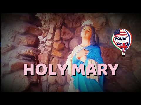 Hail Mary Dios Te Salve Maria en Inglés
