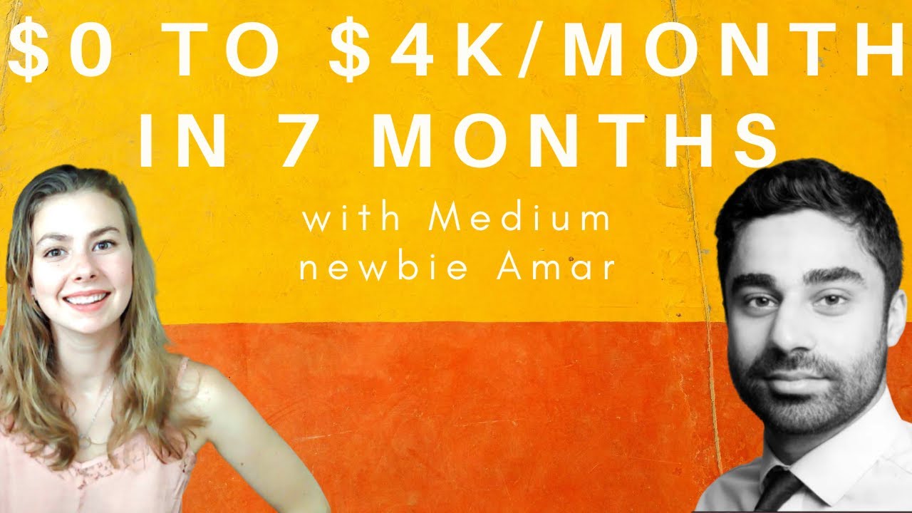 How Amar Made $4,000/month as a Beginner on Medium in July 2020