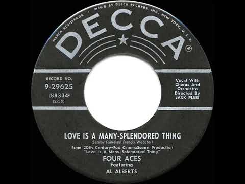 1955 OSCAR-WINNING SONG: Love Is A Many-Splendored Thing - Four Aces