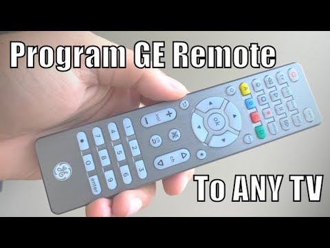 Program GE Universal Remote to Any TV (Samsung, LG, Vizio, Hisense, Sony, and More)