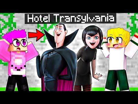 Can LANKYBOX Survive HOTEL TRANSYLVANIA In MINECRAFT?! (Insane Minecraft MOVIE!)