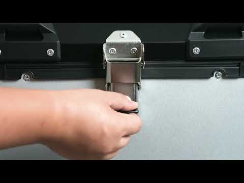 ZW MX 0417 Baúl Moto Modelo Plano Plata 55L