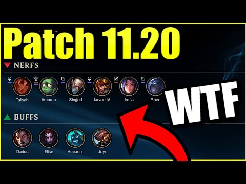BIG changes are here in Patch 11.20 (HUGE NERFS AND BUFFS) - League of Legends