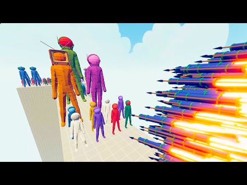 100x ROBLOX NOOB + GIANT NOOB vs DUO UNITS   Totally Accurate Battle Simulator TABS