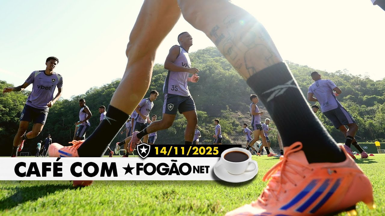LIVE CAFÉ COM FOGÃONET | Botafogo foca na parte física em reapresentação; scout mira África LIVE CAFÉ COM FOGÃONET | Botafogo foca na parte física em reapresentação; scout mira África