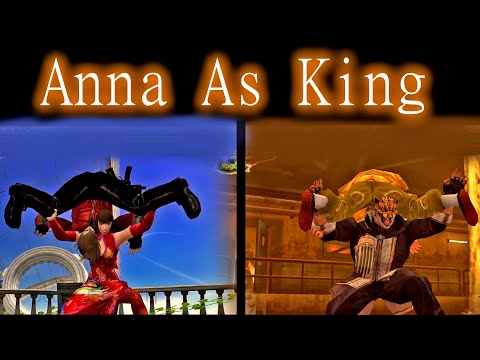 Anna william With King Moves Gameplay Tekken 6 (Requested)
