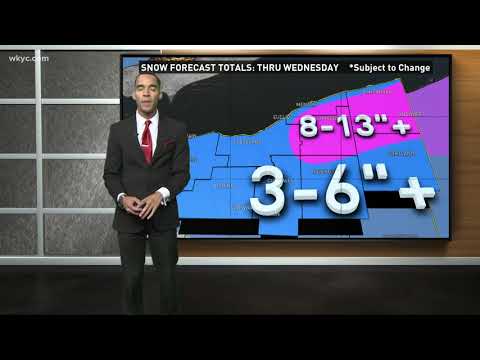 Lake effect snow and clipper system about to hit Northeast Ohio