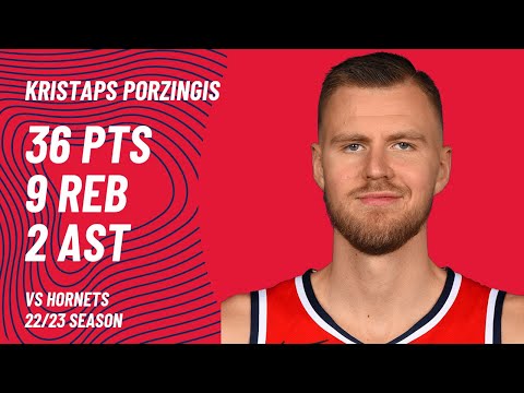 Kristaps Porzingis vs Charlotte Hornets | Feb 8, 2023