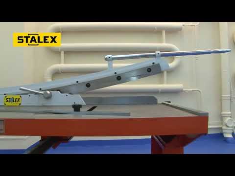 Stalex KHS-1250 - гильотина ручная сабельного типа sta373180, видео 6