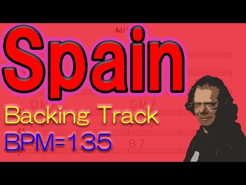 【Spain】Backing Track BPM=135 (Score Original BPM)