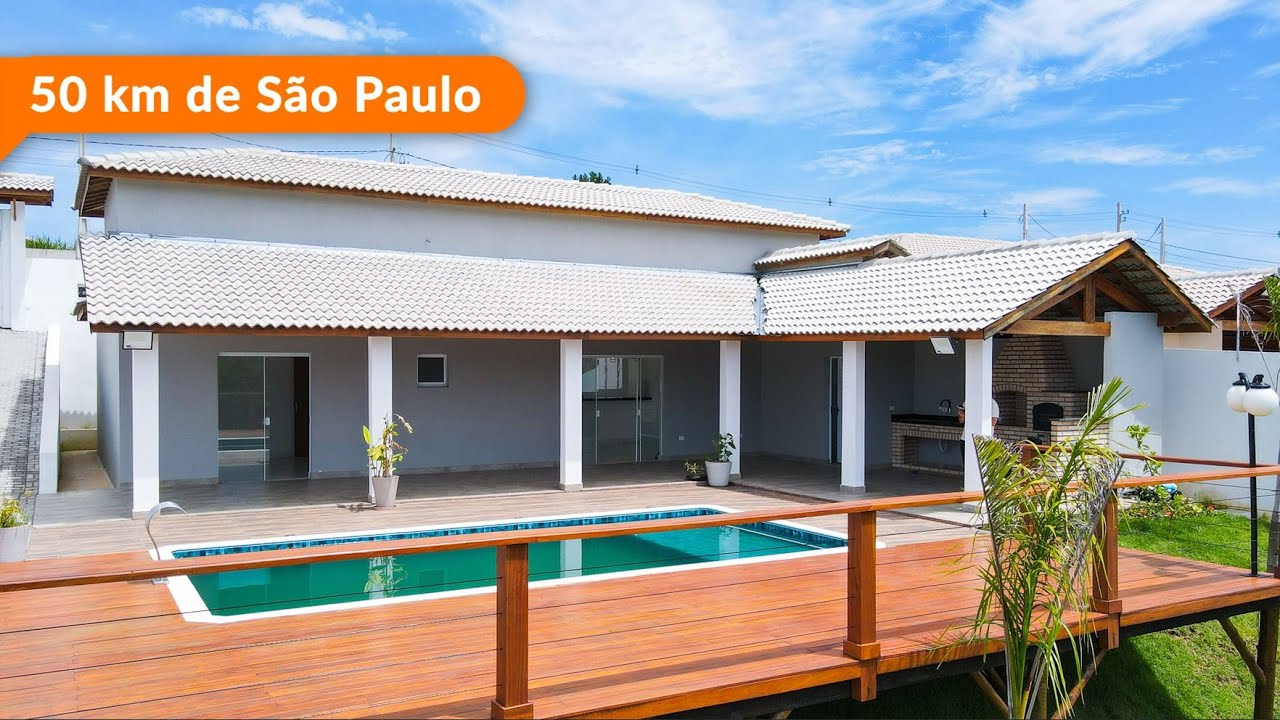 Chácara em Condomínio com Piscina e Churrasqueira | 3 Dormitórios - Mairinque - SP