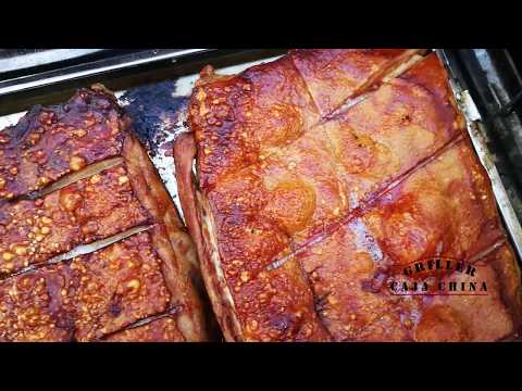 Costillares de Cerdo a la Griller Caja China