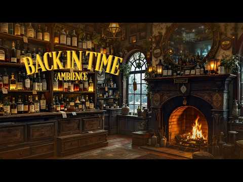 Relax with Apothecary ASMR Ambience 🧴📜 Fireplace 🔥 & Soothing Sounds