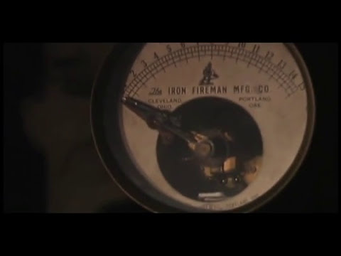 Adding Machine musical cast bowing in stylized expressionist set